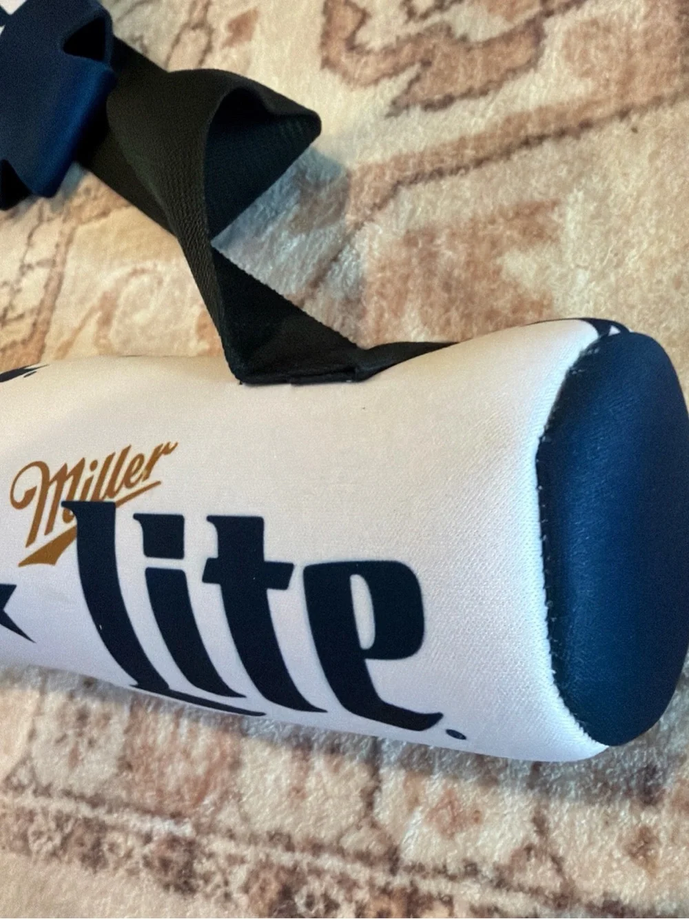 Miller Lite Branded White Neck Cooler Strap - Picture 6 of 10